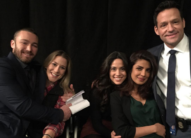 Priyanka Chopra with clients