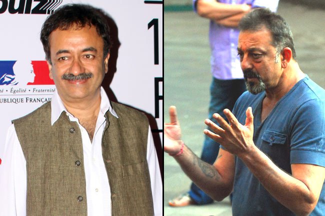 Rajkumar Hirani with Sanjay Dutt