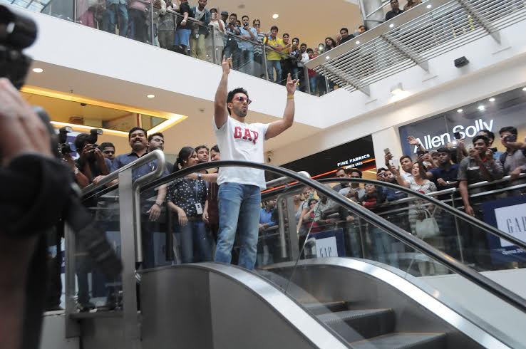 Ranveer Singh launches the new GAP store