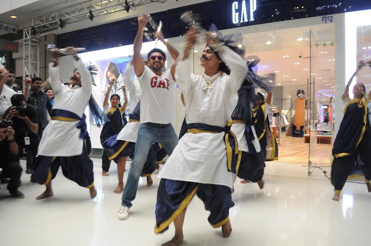 Ranveer Singh launches the new GAP store