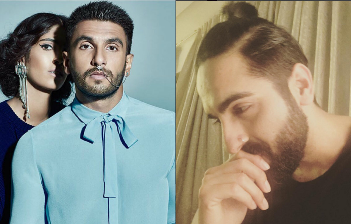 Ayushmann Khurrana wearing a nose ring