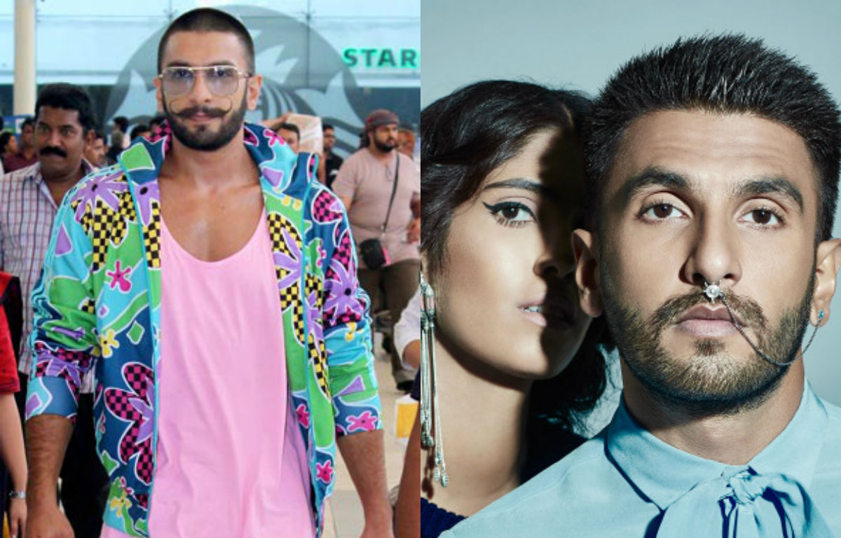 Ranveer Singh with a nose ring