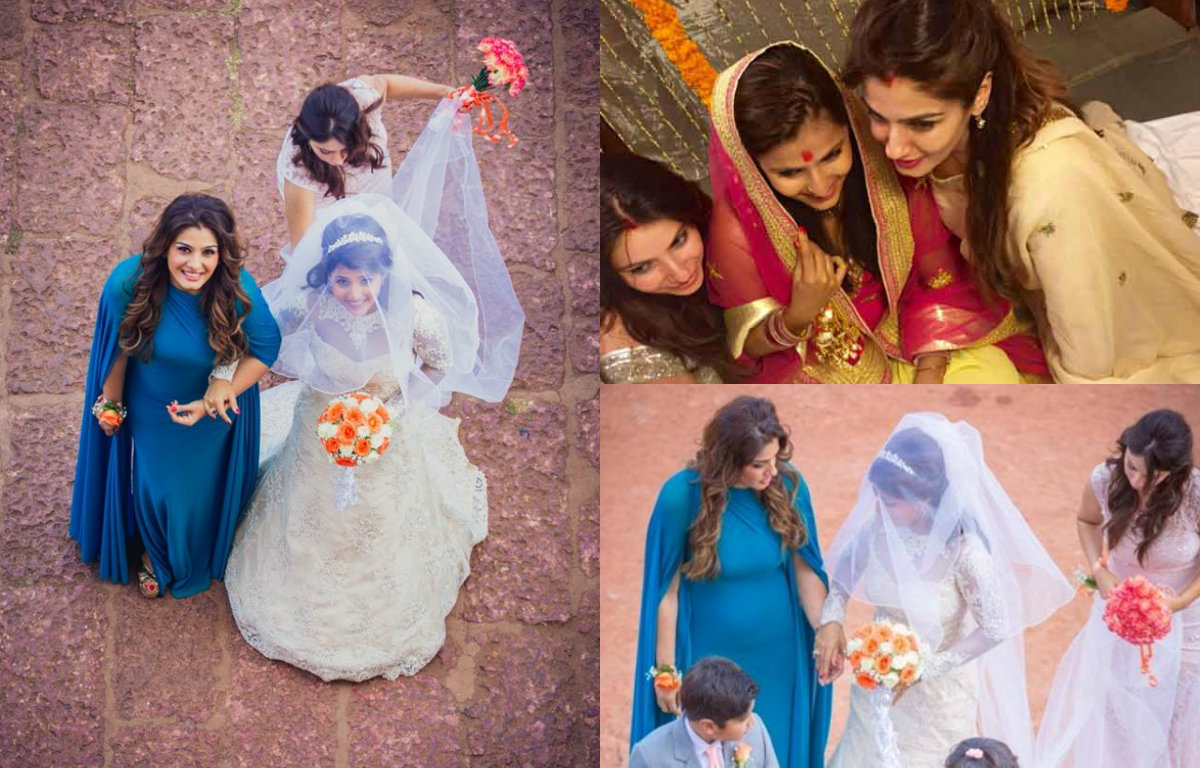 Raveena with daughter Chhaya