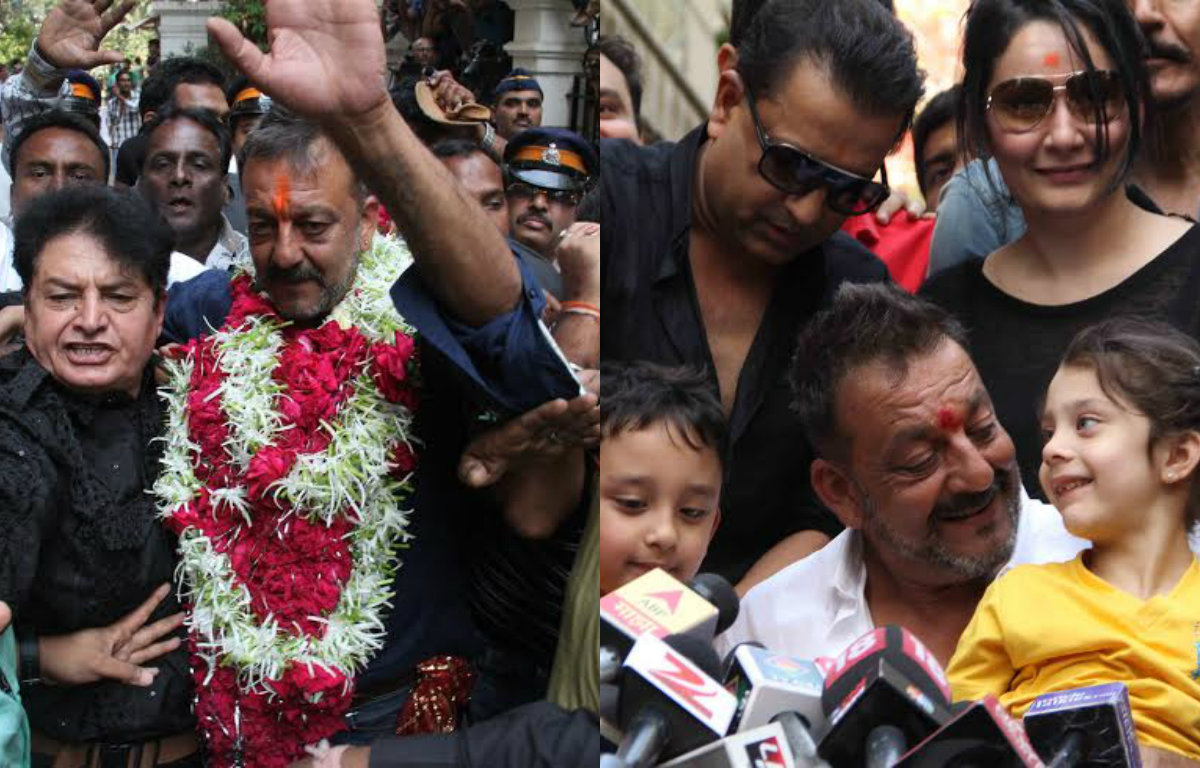 Sanjay Dutt's entire day post his release from Prison