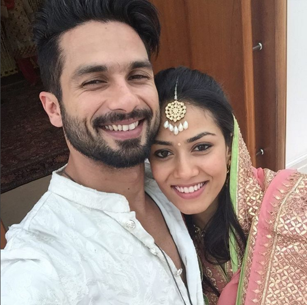 Shahid Kapoor and Mira Instagram