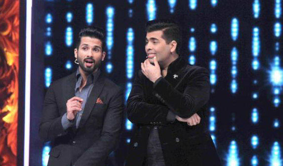 Shahid Kapoor and Karan Johar turn host