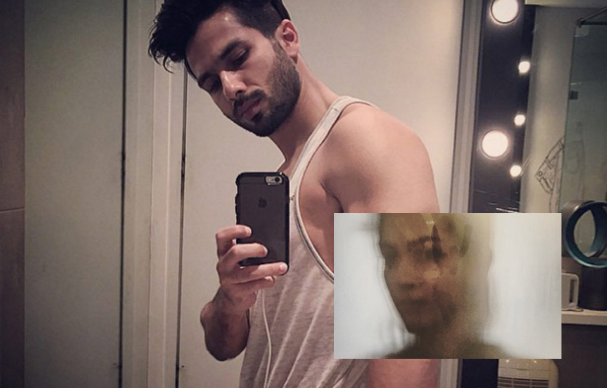 Shahid Kapoor and Mira Rajput's selfie
