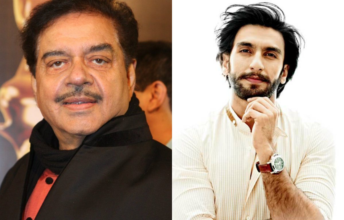 Shatrughan Sinha and Ranveer Singh