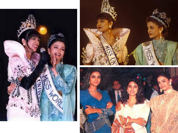 Sushmita Sen, Aishwarya Rai, Juhi Chawla