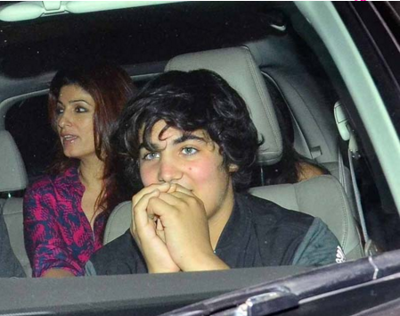 Twinkle Khanna and Aarav