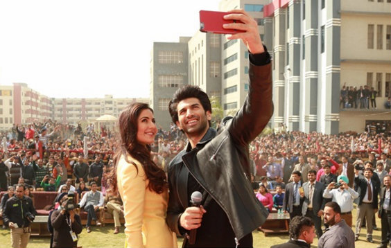 Aditya Roy Kapur and Katrina Kaif in Delhi