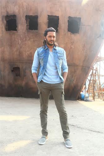 Riteish Deshmukh on the sets of 'Banjo'