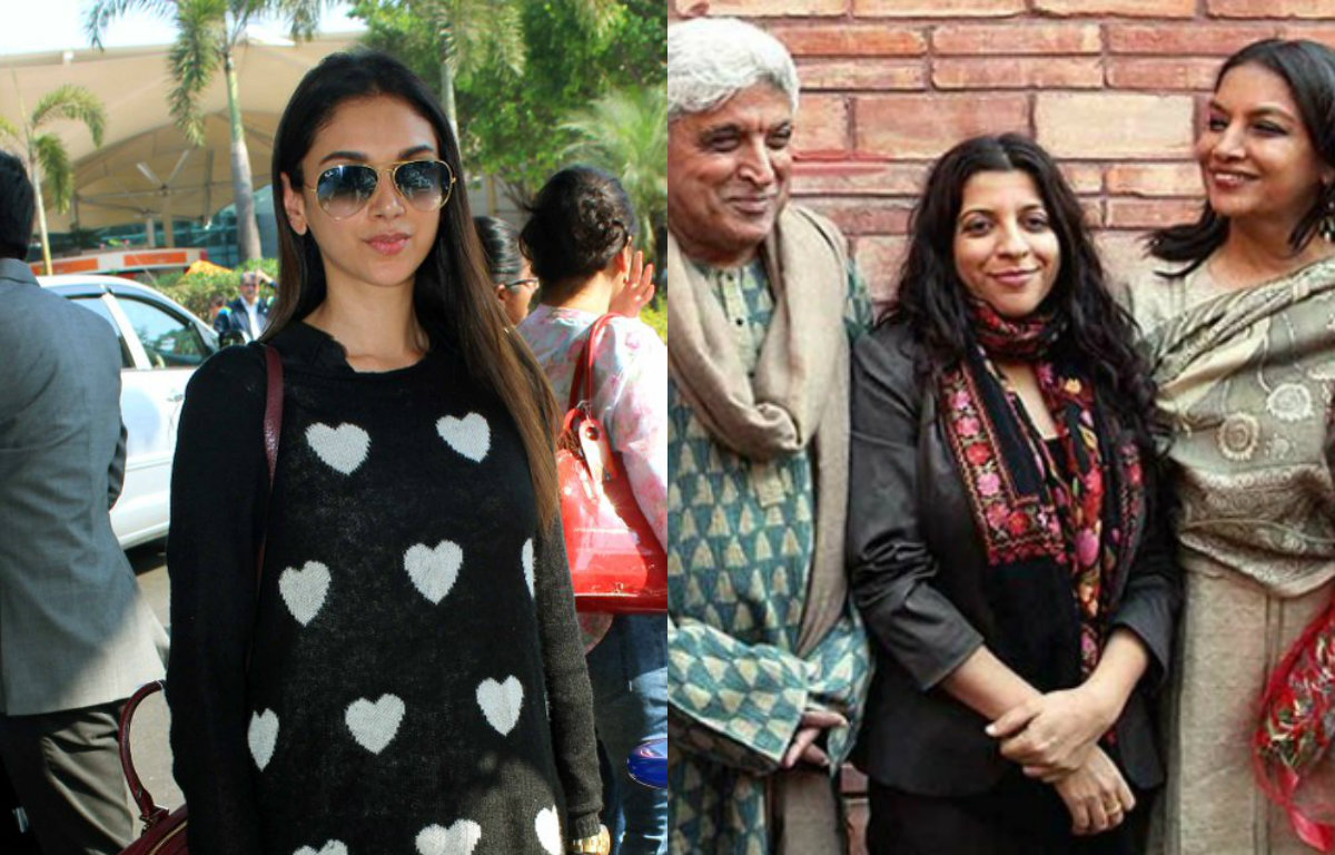 Aditi Rao Hydari , javed , Shabana and Zoya Akhtar