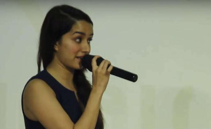 Shraddha Kapoor interacts with students