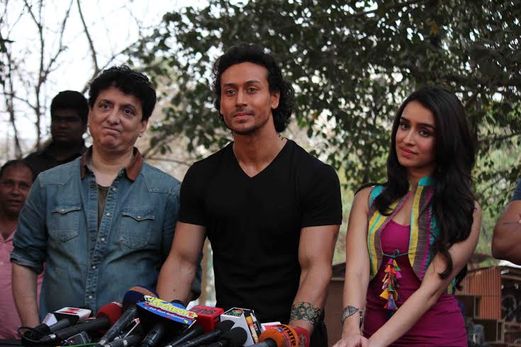 Media interaction with Tiger Shroff on the sets of 'Baaghi'