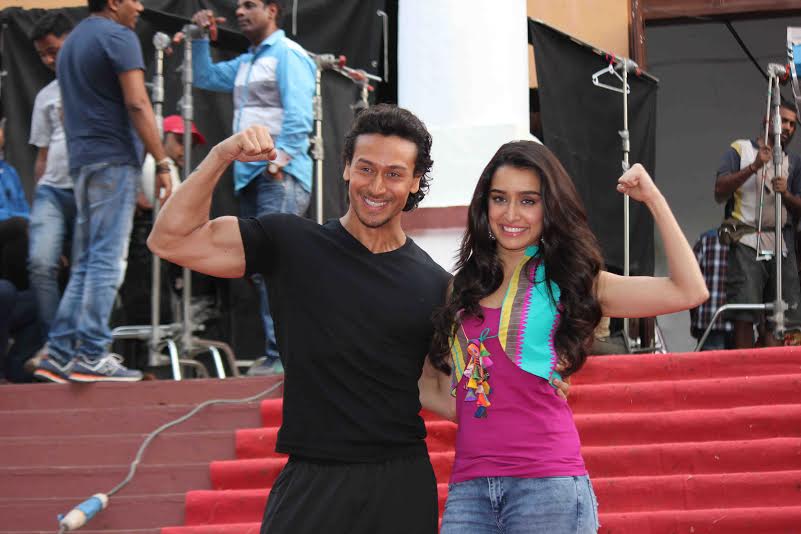 Media interaction with Tiger Shroff on the sets of 'Baaghi'