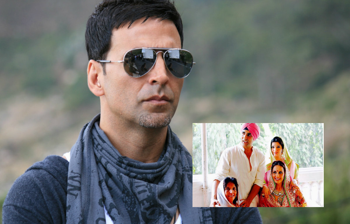 Akshay Kumar with family