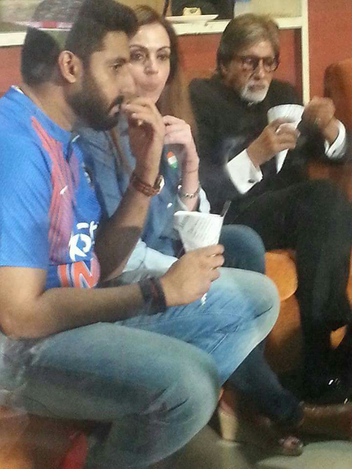 Amitabh, Abhishek bhel puri