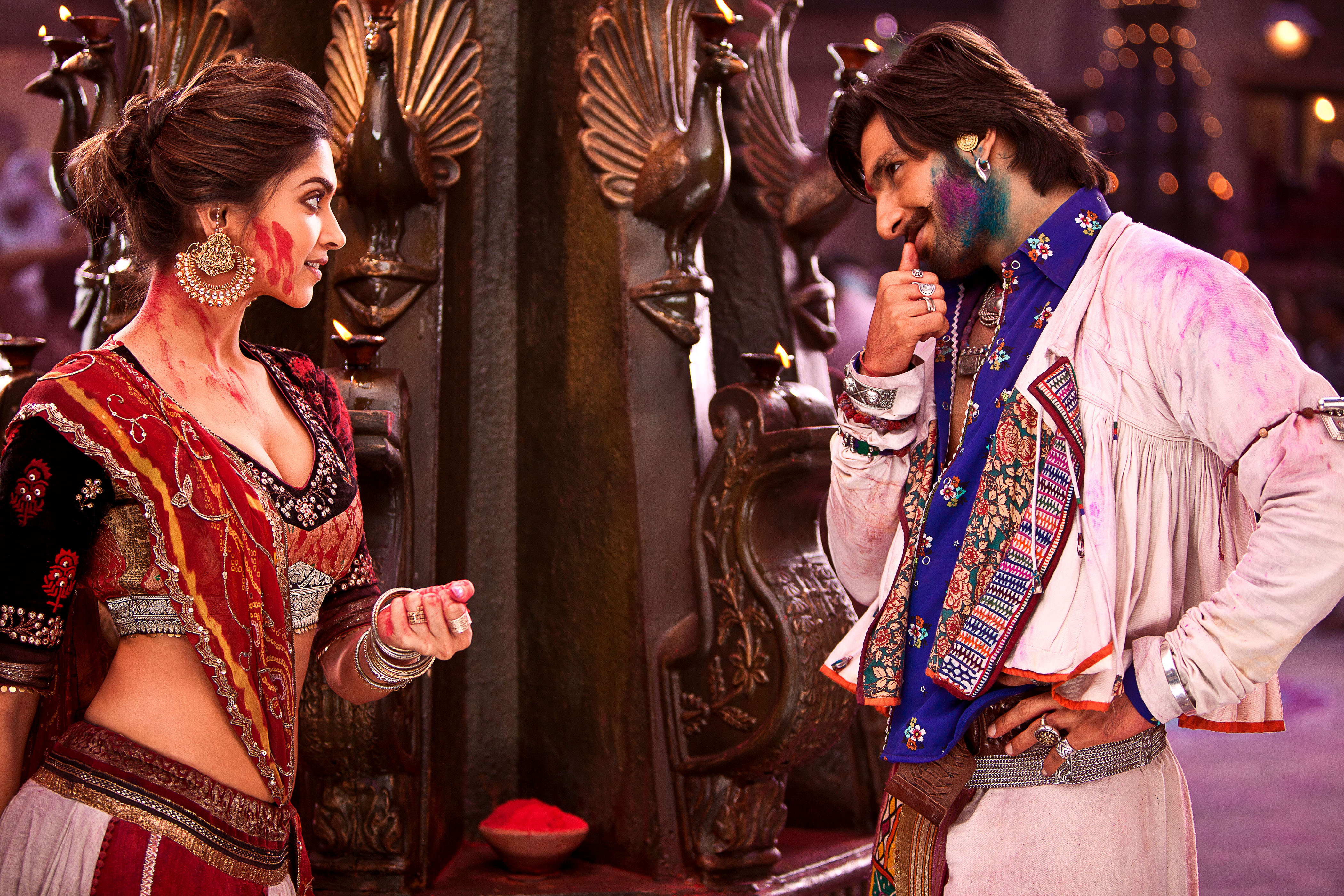 Deepika Padukone and Ranveer Singh in Ramleela