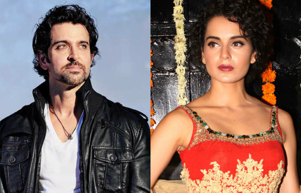 Hrithik Roshan and Kangana Ranaut