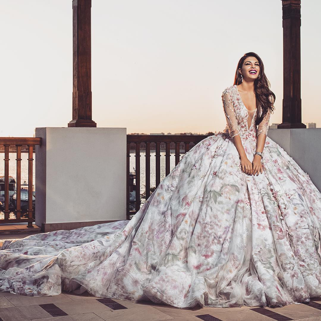 Jacqueline Fernandez in gown
