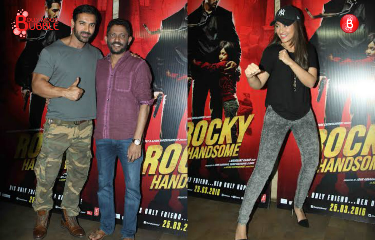 Bollywood celebs at Special Screening of 'Rocky Handsome'