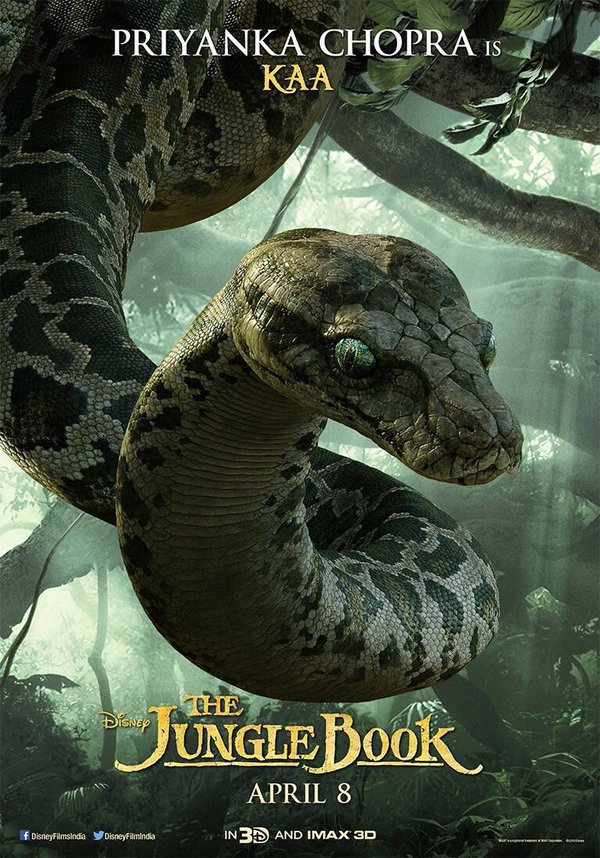 Priyanka Chopra as Kaa in Jungle Book