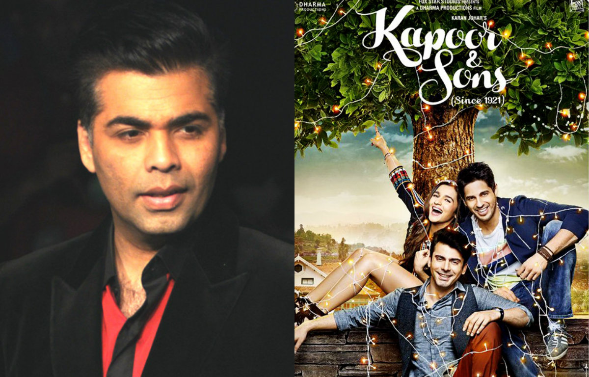Karan Johar on 'Kapoor & Sons'