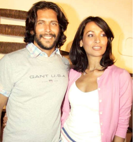 Milind Soman and Madhu Sapre