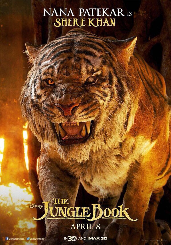 Nana Patekar as Shere Khan in Jungle Book