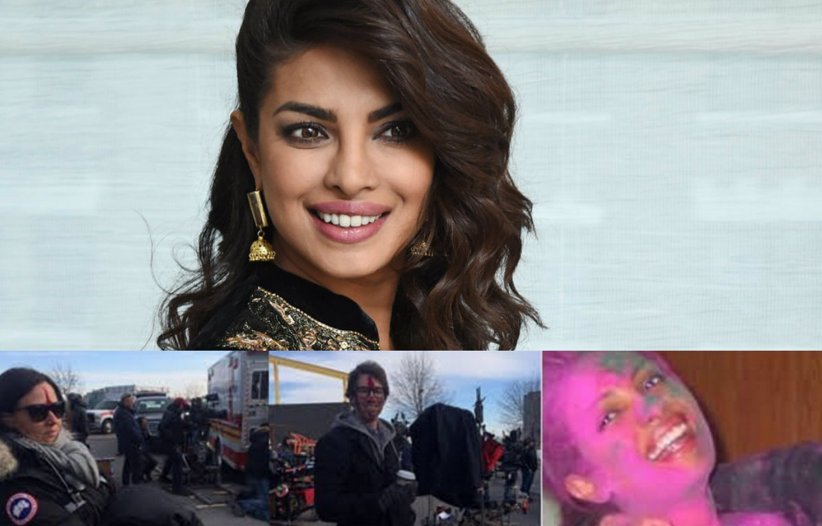 Inside Priyanka Chopras Colorful Holi With Team Quantico Bollywood Bubble 3285