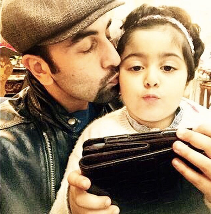 Ranbir Kapoor with niece Samara