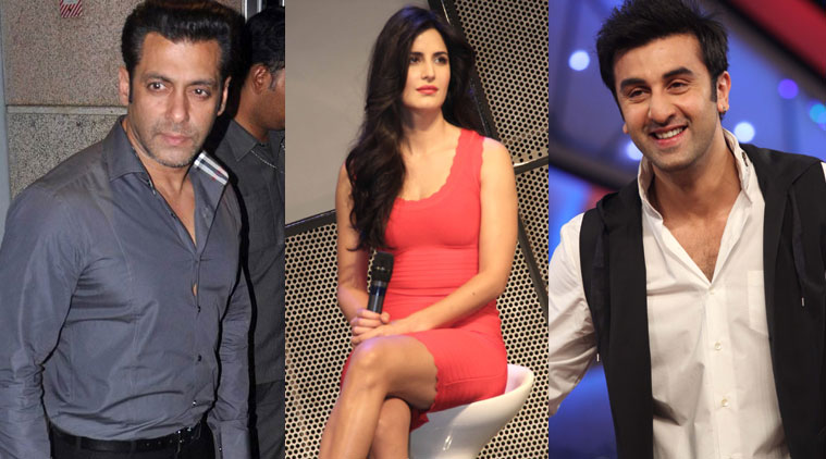 Salman Khan, Katrina Kaif & Ranbir Kapoor