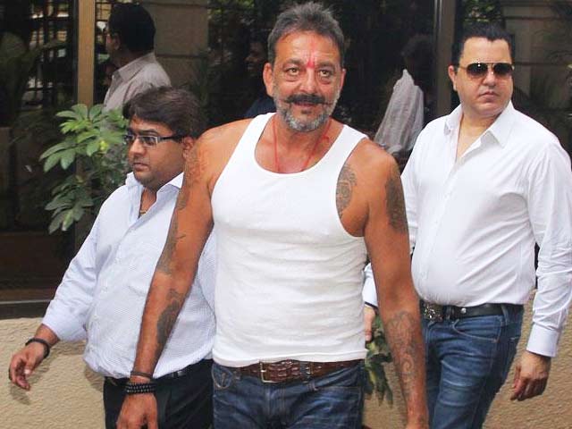 Sanjay Dutt in white