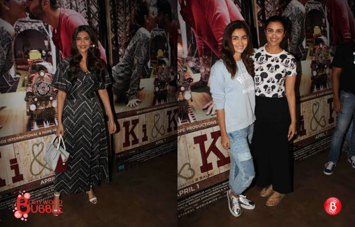 Bollywood celebs at Special Screening of 'Ki & Ka'