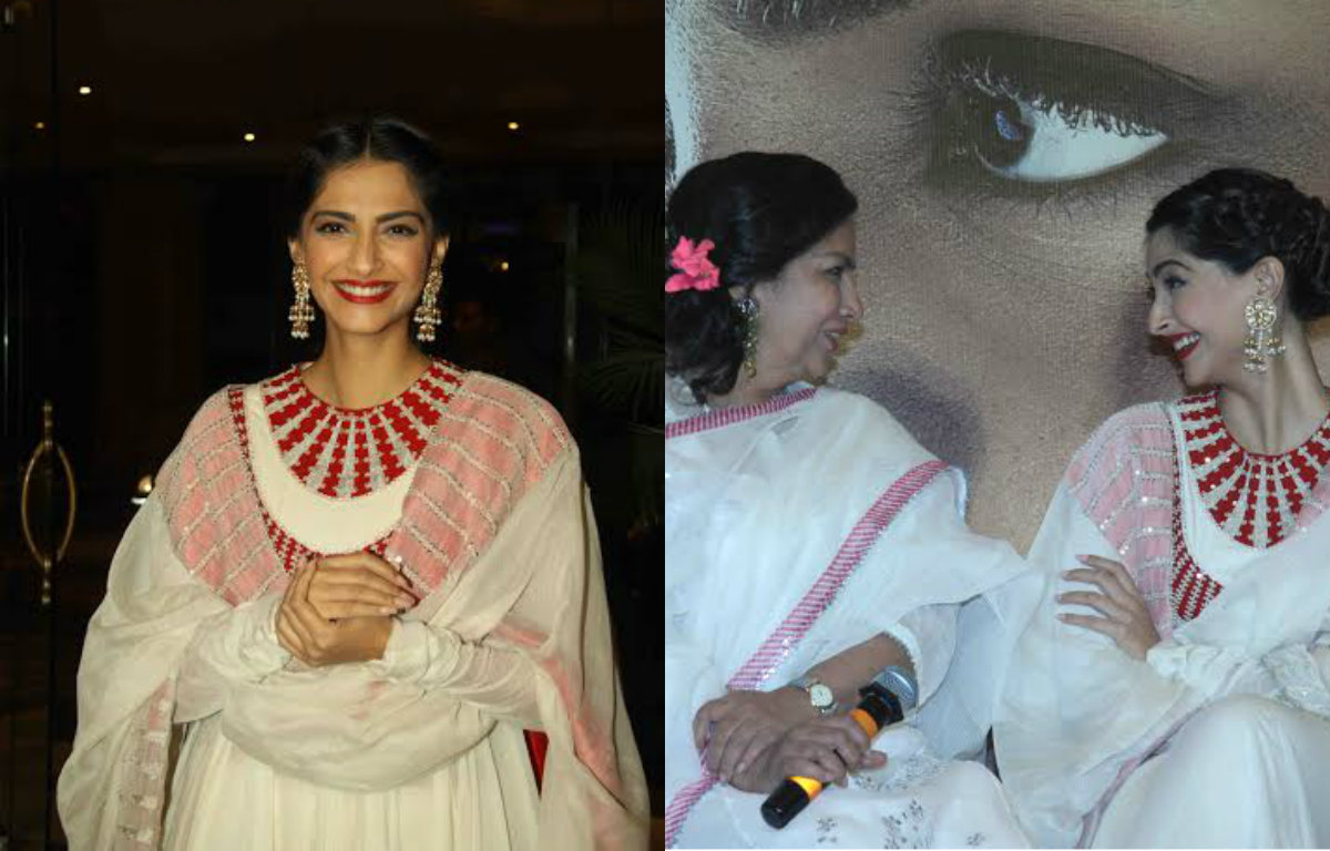 Sonam Kapoor at the success party of movie 'Neerja'