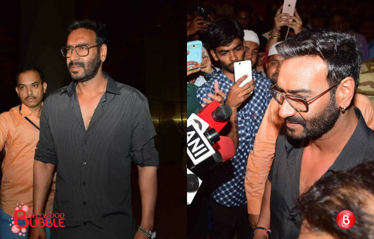 In Pictures: Ajay Devgn flies down to Mumbai after receiving Padma Shri