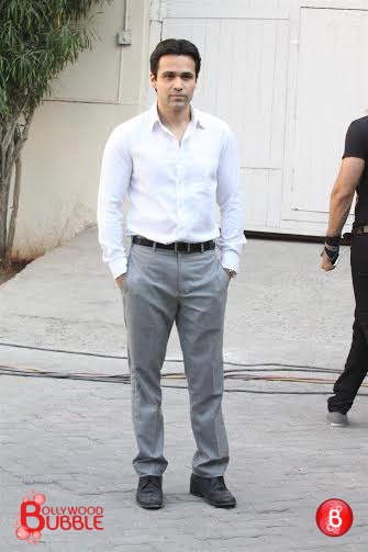 Lead Cast of movie 'Azhar' at the Photo shoot of poster