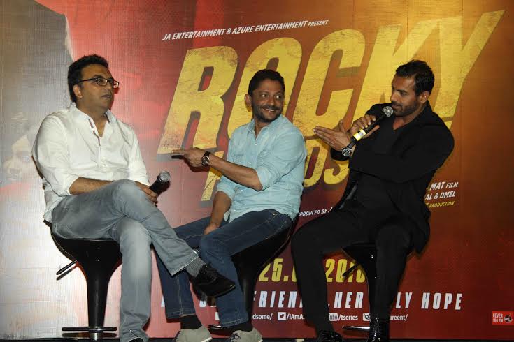 John Abraham at Trailer launch event of his movie 'Rocky Handsome'