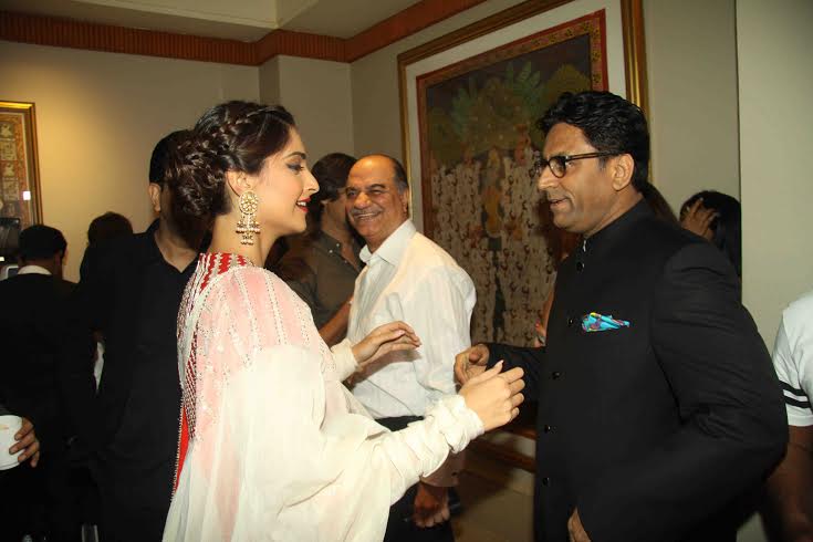 Sonam Kapoor at the success party of movie 'Neerja'