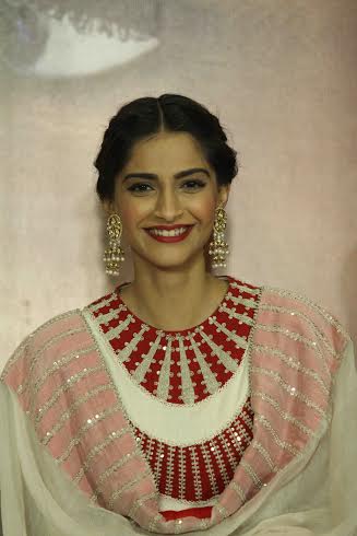 Sonam Kapoor at the success party of movie 'Neerja'