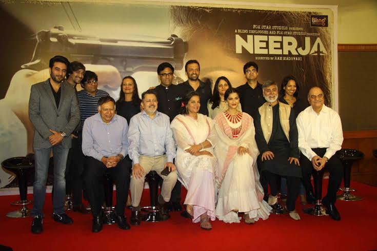 Sonam Kapoor at the success party of movie 'Neerja'