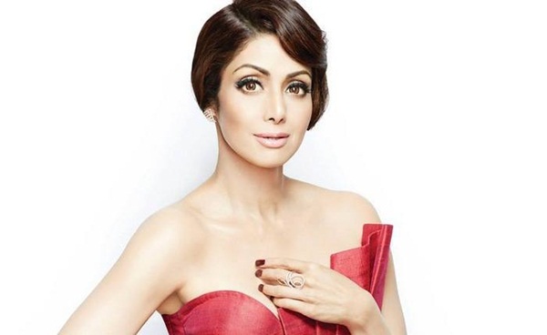 Sridevi in red dress