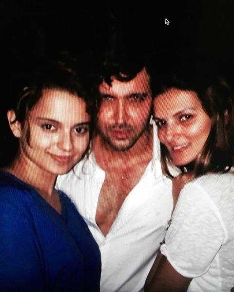 Hrithik Roshan and others at Arjun Rampal's party