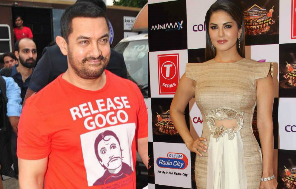 Aamir Khan, Sunny Leone