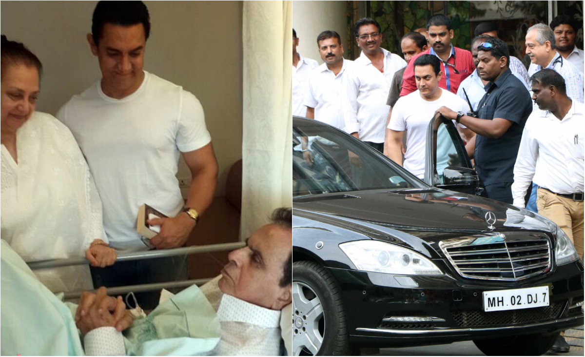 Aamir Khan visits Dilip Kumar