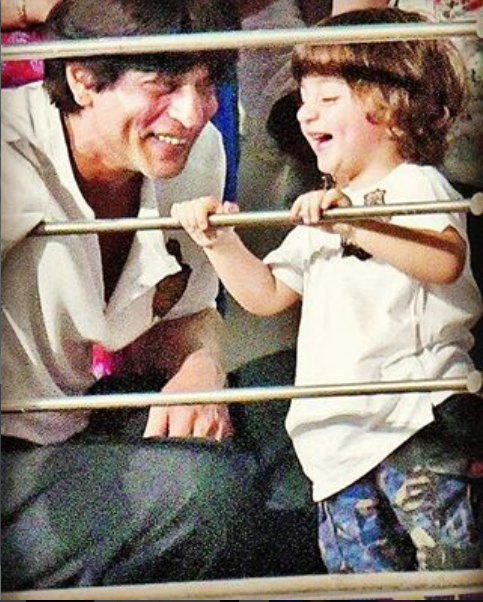 AbRam Khan and Shah Rukh Khan