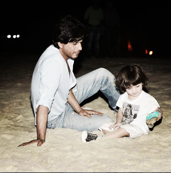 AbRam Khan and Shah Rukh Khan