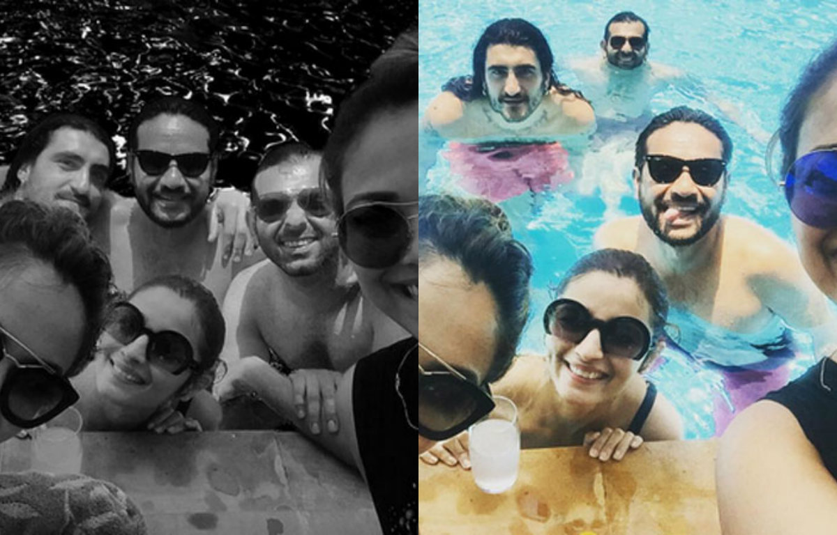 Alia Bhatt with friends