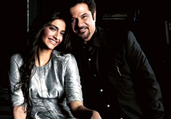 Anil Kapoor with Sonam Kapoor